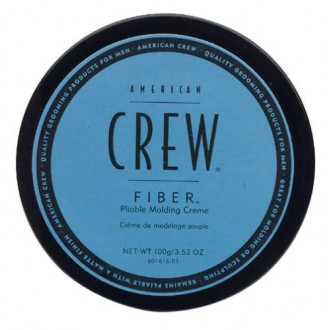 American Crew Fibra Flexible Moldeo Crema para los hombres, los tarros de 3,53 onzas (paquete de 2)