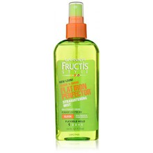 Garnier Fructis Style Sleek &amp; Shine plana de hierro que se endereza Perfeccionador Niebla 48 horas en Finalizar, 6 onza líqu