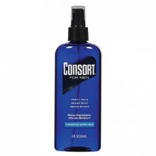 Consort Hair Spray for Men, Extra Hold, Unscented, Non-Aerosol - 8 oz(Pack of 4)