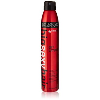 Get Sexy Hair spray en capas de Flash en seco engrosamiento del cabello, de 8 onzas