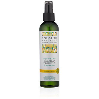 Andalou Naturals Perfect Spray Fijador, girasol y cítricos, 8.2 onzas