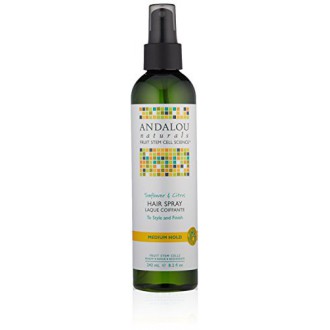 Andalou Naturals Perfect Spray Fijador, girasol y cítricos, 8.2 onzas