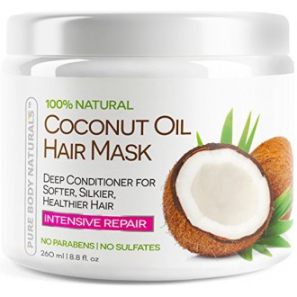 Pure Naturals máscara de cuerpo de coco Aceite de pelo, 8,8 oz