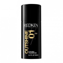 Redken Outshine 01, Anti-Frizz Polishing Milk Styling Hair Styling Serum, 3.4-ounce