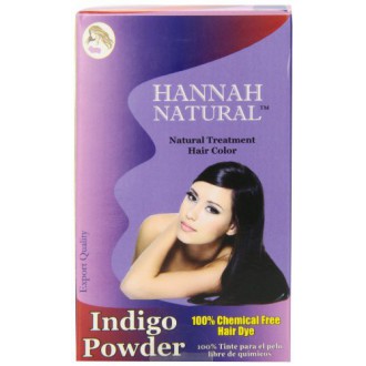 Hannah Natural 100% Puro Indigo Polvo para tintes de cabello, de 100 gramos