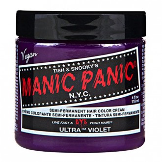 Ultra Violeta púrpura pánico Manic 4 Oz tinte de pelo