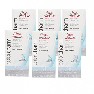 Wella Color Charm - T18 White Lady 6-Pack