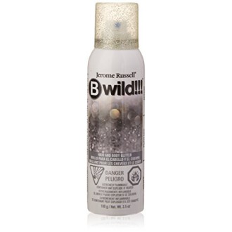 jerome russell B Wild Hair and Body Glitter, Silver, 3.5 Ounce