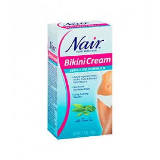 Nair Bikini Cream with Green Tea Sensitive Formula, 1.7 Oz