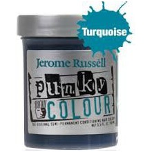 Jerome Russell Semi Permanent Punky Colour Hair Cream 3.5oz Turquoise 1440