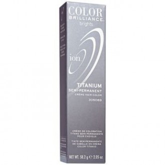 Ion Color Brilliance Brights Titanium Semi-Permanent Hair Color 2.05 oz & Beyond the Zone Rock On Hair Matte Clay 0.5 oz
