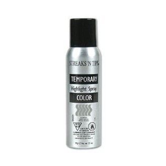 Icy White color temporal 3,5 oz spray Resalte (paquete de 2)