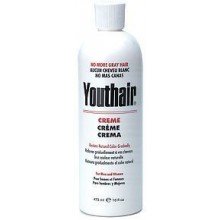 Youthair Creme pour hommes et femmes de couleur naturelle Peu à peu 16 oz / 473ml (Pack de 3)