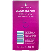 Lee Stafford Bleach Blondes Hot Shots With Pro-Blonde Complex 4 x 15ml