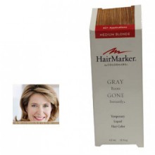 HairMark-Gray Gone Liquid Root Touch Up Hair Color Medium Blonde by ColorMetrics