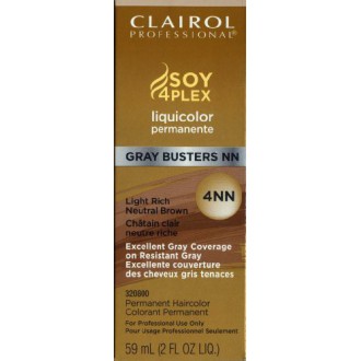 Clairol Professional liquicolor 4NN Gris Busters Lumière Rich Brown Neutre 2 oz