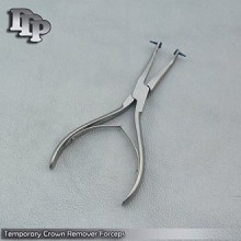 Temporary Crown Remover Forceps with 2 Soft Pads tip