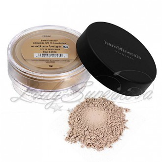 bareMinerals ORIGINAL SPF 15 Foundation with Click, Lock, Go Sifter - Medium Beige