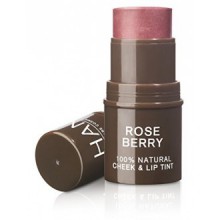 Skin Care Cosmetics HAN mejilla y Natural Lip Tint, Rose Berry