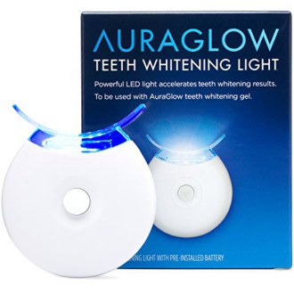 AuraGlow blanquear los dientes acelerador de luz, 5x más potente luz LED azul, blanquear los dientes más rápido