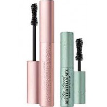 Too Faced Better Than Sex Mascara Duo Regular Full Size and Travel Sized Waterproof Set Sexy Lashes Rain or Shine