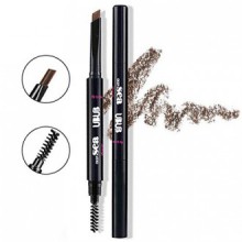 HeyBeauty Eyebrow Pencil with Brow Brush, Waterproof Automatic Makeup Cosmetic Tool, Dark Brown-3