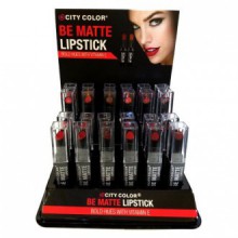6PC City Color Matte Lipstick Perfect Shades of Red set of 6 color L0021C