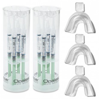 Dents Opalescence Whitening Gel Mint avec 3 GreenDot Plateaux de dents (35, 8 Seringues)