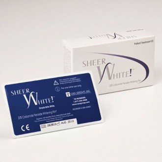 Blanchiment des dents Strips - Sheer blanc! 20% des dents professionnels de bandes blanchissantes Kit Films