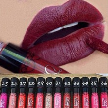 Binmer (TM) 12 PCS étanche Lip Gloss Matte Velvet Long Lasting Lipstick Pencil Cosmetic