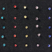 Best Surgical Steel Nose Stud Lot - 40 Piece Set (Colorful)