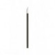 Leegoal jetable mince poignée noire floquée Tip Baguettes applicateurs pour Lip Gloss, 100pcs