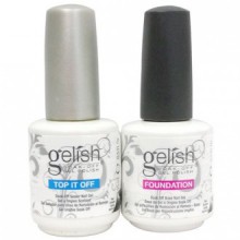 Gelish Duo Top It Off + Foundation Base Coat - 15mL (Pour Gel UV / LED Vernis à ongles)