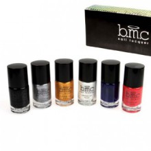 BMC Nail Stamping Lacquers - Creative Art Polish Collection, 6 Colors: Set 1