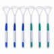 Limpiador lingual por Ashtonbee (6 piezas) - de alta calidad de plástico, bacterias Gentle inhibidoras del raspador, fácil de ut
