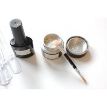Chrome Pure Powder, Magic Powder, Mirror Powder silver KIT for Nails