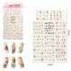 Design Noël Nail Art Sticker Cadeau Bricolage Mode (008)