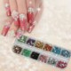 1200pcs New Nail Art Rhinestones Glitters Acrylic Tips Decoration Manicure Wheel