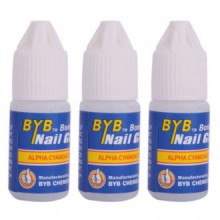 HEADER_FREE_SHIPPING_ALT 3PCS Acrylique Nail Art Glue Français Faux 3g Conseils outil de manucure