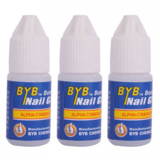HEADER_FREE_SHIPPING_ALT 3PCS Acrylique Nail Art Glue Français Faux 3g Conseils outil de manucure