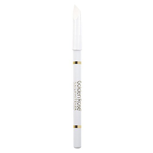 golden rose nail whitening pencil with cuticle pusher cap