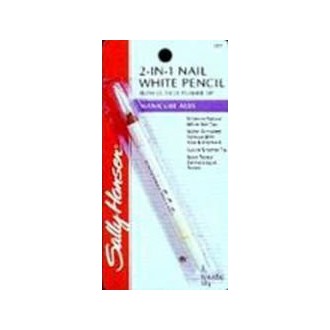 Sally Hansen Nail White Pencil, 2-In-1