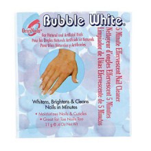 Originails burbuja blanca de 5 minutos efervescente limpiador de uñas (2 paquetes)
