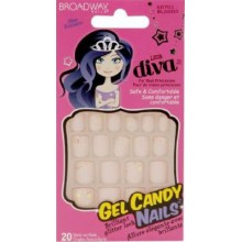 Little Diva Gel Candy Nails - 20 Stick on Nails 60701/BLDG03
