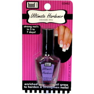 Hoof Ultimate Hardener Nail Strengthening & Growth Nail Polish with Horsetail Grass Extract 0.5 fl oz - Nail Strengthener &