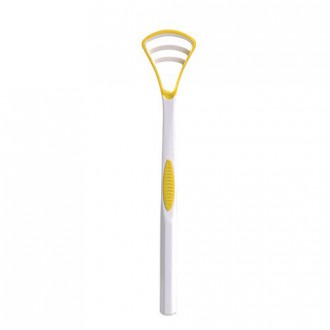 Easyinsmile Tongue Cleaner Scrapers Oral Care Product (yellow)