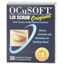 OCuSOFT Lid Scrub Original, Pre-Moistened Pads, 30 Count