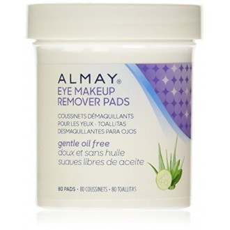 Almay Oil Free Eye Makeup Remover Pads, 80 Count