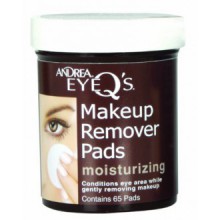 Pad removedor de maquillaje de ojos hidratante de Andrea Eye Q, 65-Count (paquete de 3)