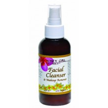 Honey Girl Organics Facial Cleanser and Makeup Remover, 4.0 Fluid Ounce